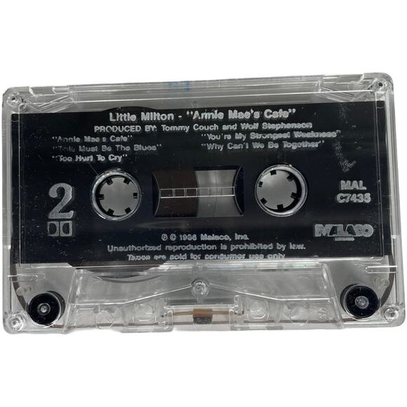Little Milton - Annie Mae’s Cafe -1986 Malaco Records - Vintage Cassette Tape - Picture 3 of 3